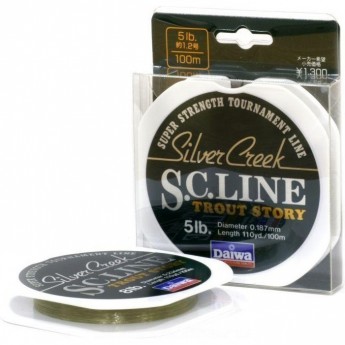 Монолеска DAIWA Silver Creek S.C. Line 3 Lb (0.144мм) - 100м