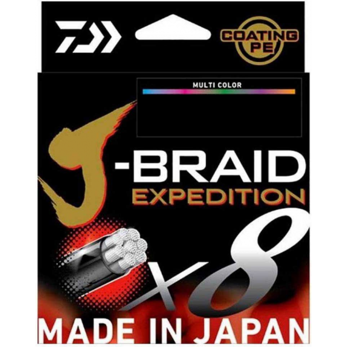 Леска DAIWA J-BRAID EXPEDITION×8E 0.32mm-300m MULTI COLOR 12552-132